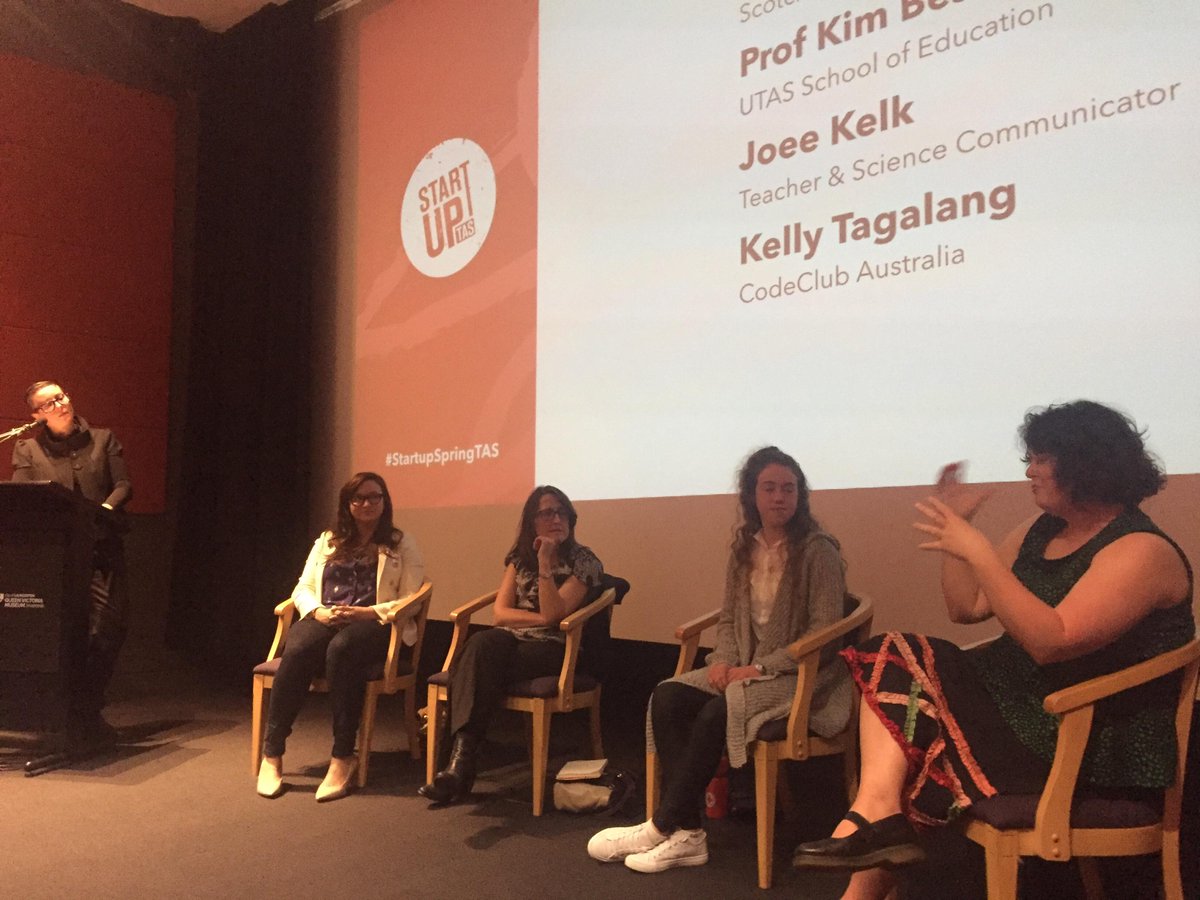 startuptasmania's tweet photo. Awesome #Launceston panelists @ tonight’s #BigDream #GirlsInSTEM film screening #StartupSpring #Tas #StartupSpringTas http://t.co/Q9E8mkhrd8