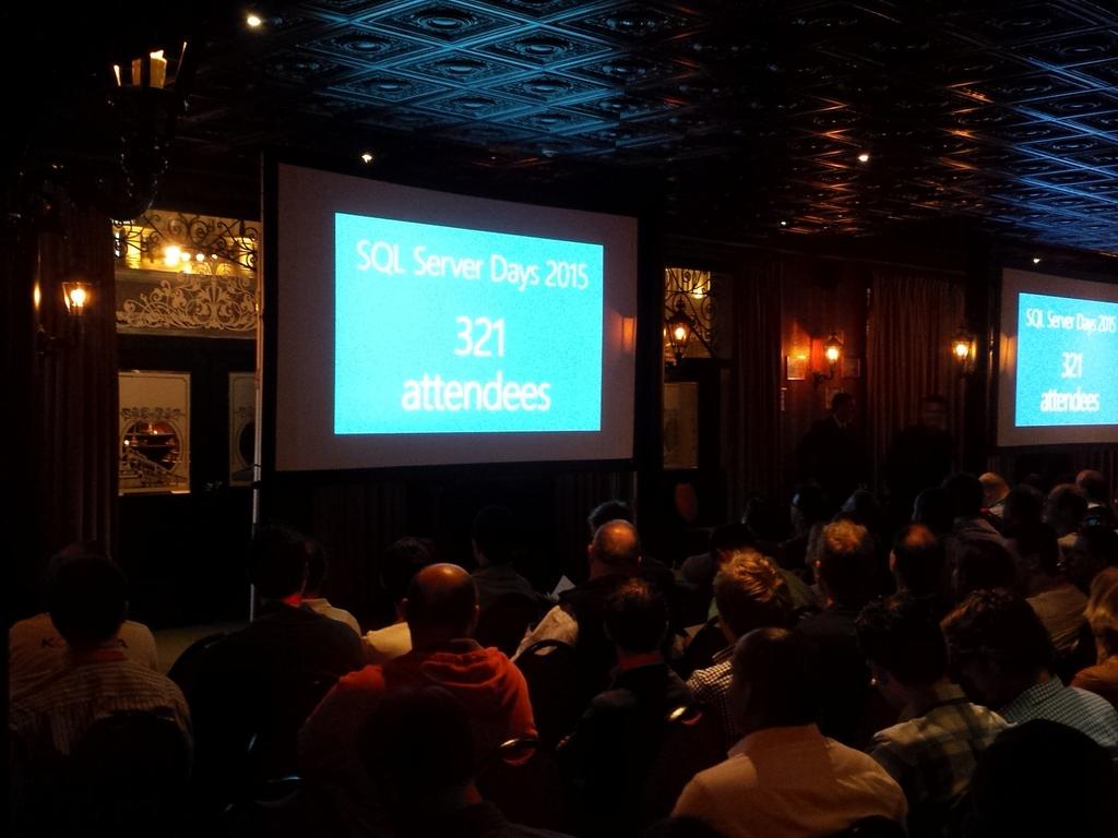 spaghettidba's tweet image. #sqlserverdays kicking off!