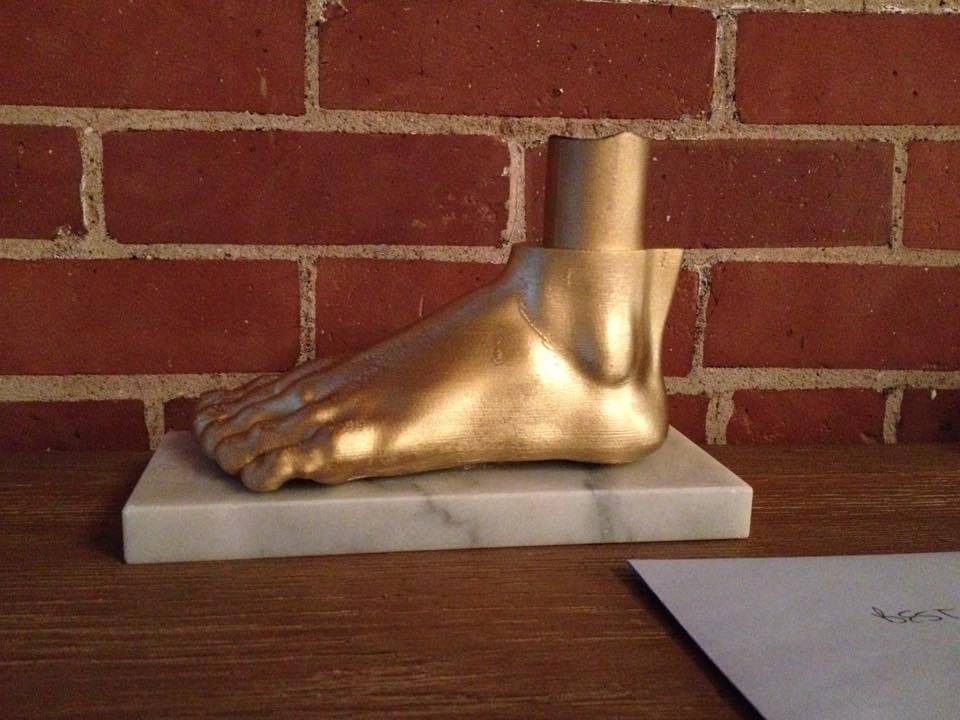 agontcharov's tweet photo. Can't wait to get our hands on that foot! Thank you @footcandlefilm for awarding BERLIN TROIKA "Best Short Film"! http://t.co/fEllDsA57i