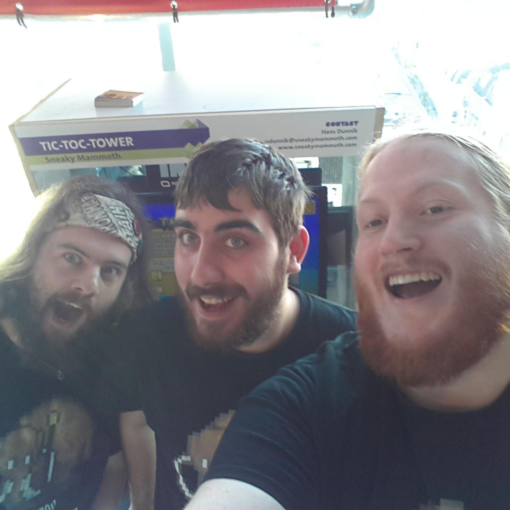 SneakyMammoth's tweet photo. Currently shiwcasing Tic-Tic-Tower at #controlconference If you're around Utrecht. Drop by and say hi! http://t.co/t2gYGEfZ2N