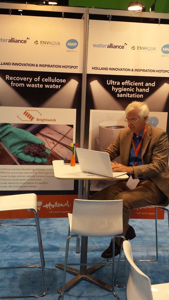 Brightwork present at the #WEFTEC2015 #dutchbooth with #CADoS in Holland innovation &amp; inspiration hotspot