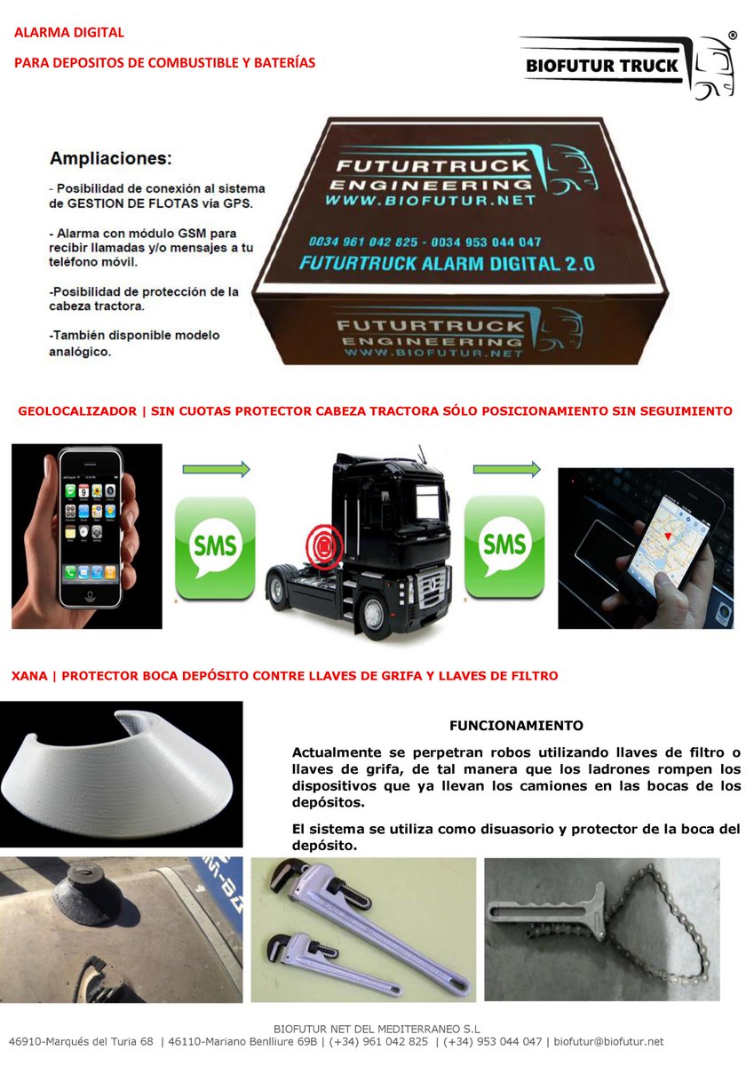BiofuturNet's tweet image. Descubre por ti mismo lo que te puedes ahorrar en combustible con los sistemas de antirrobo de Biofutur Truck.