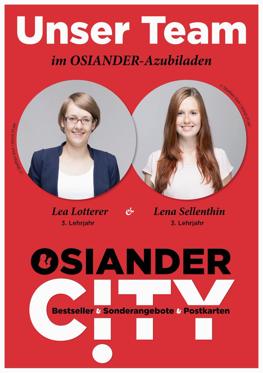 Das neue Team Lena &amp; Lea freut sich auf Euren Besuch im Azubi-Laden! Kommt vorbei! :)
