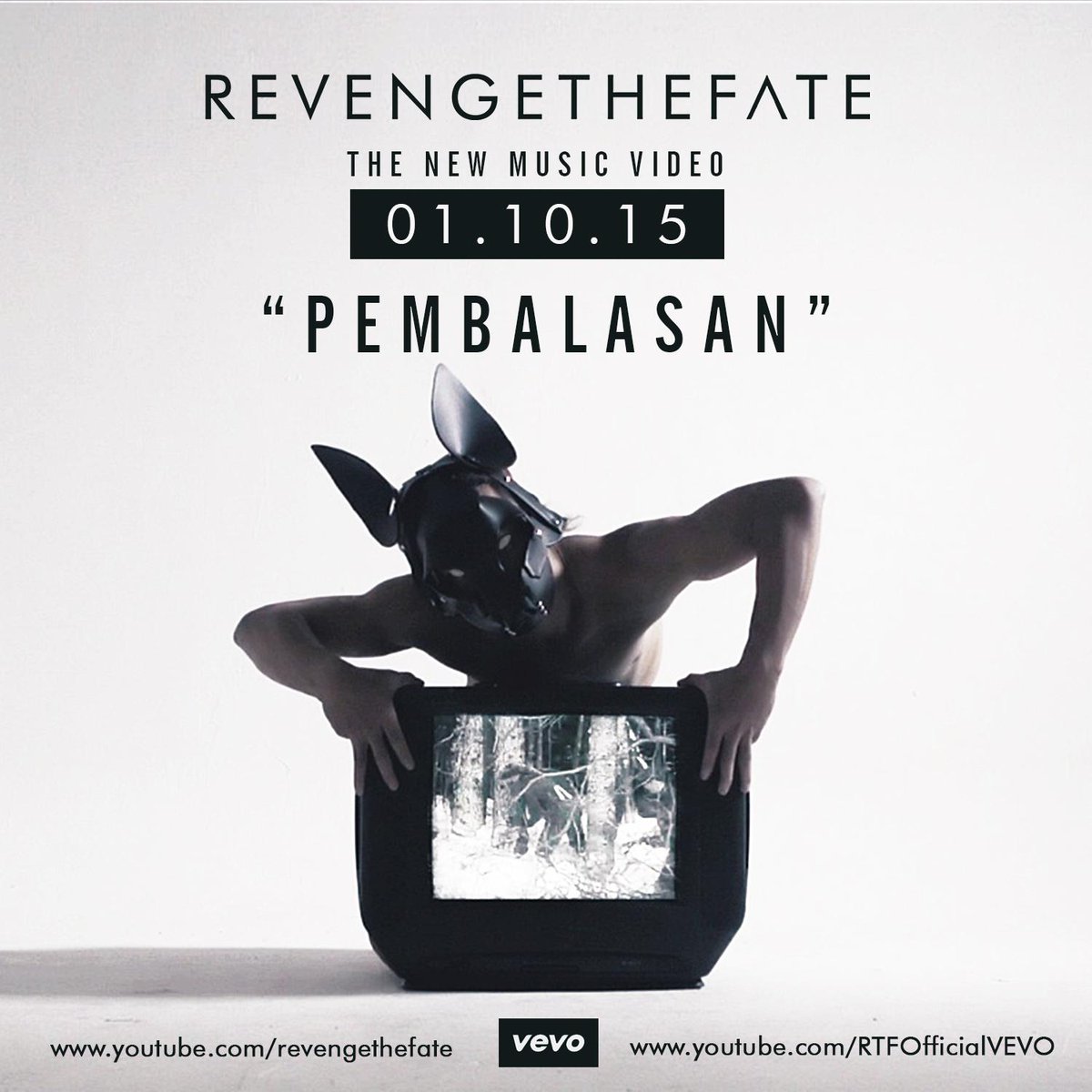 #NEWS Official MusicVideo #PEMBALASAN Will be Available on 01.10.15 !! watch on youtube.com/user/RTFOffici… Be Ready \DC/