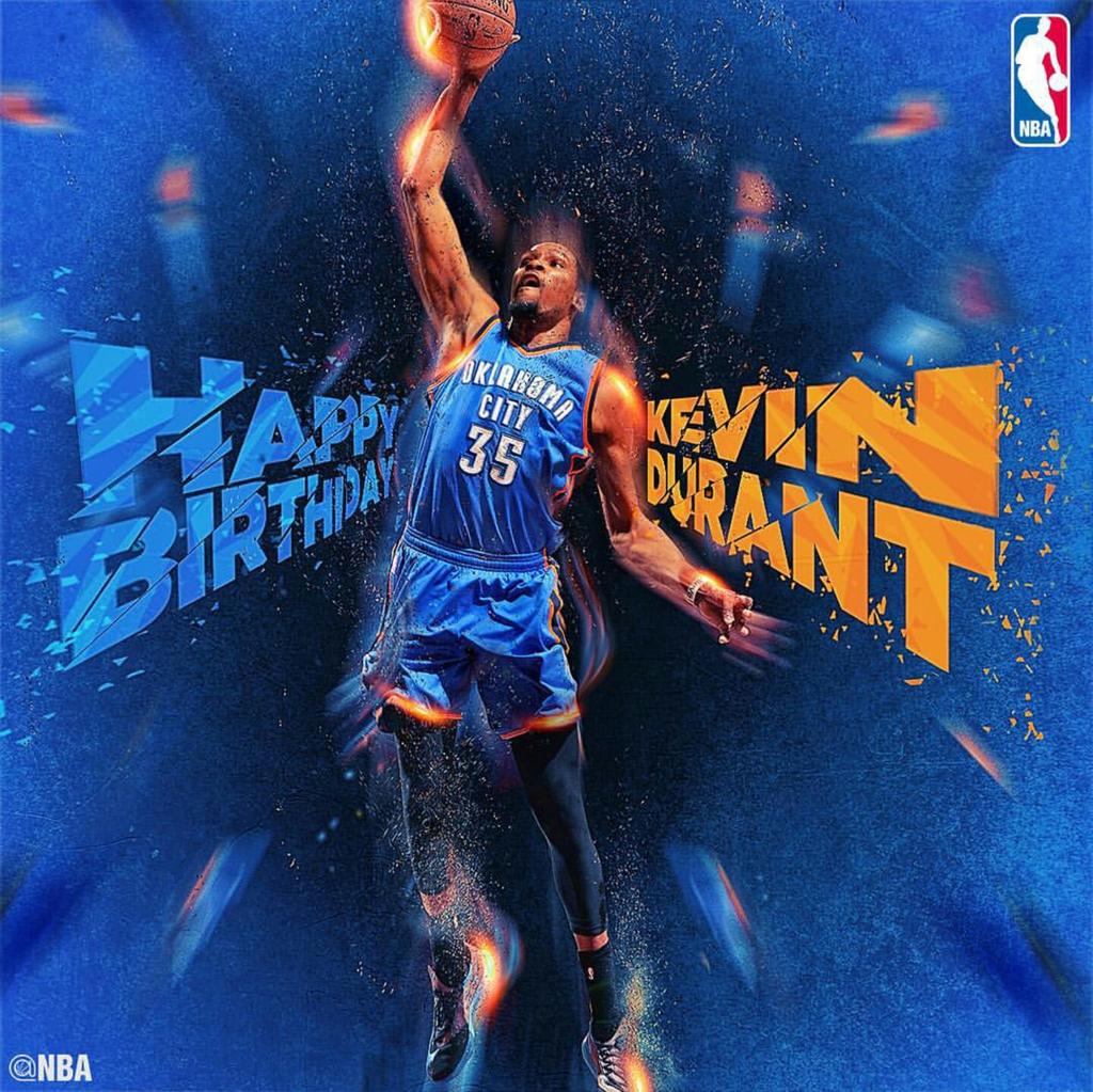 Happy Birthday to Kevin Durant! The real MVP. 