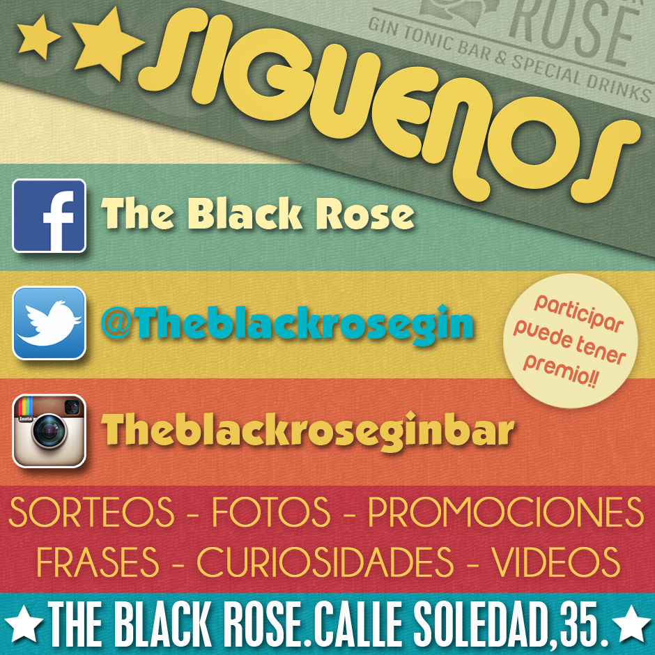 jfakadjare's tweet photo. A ver quien me da un follow!! Promociones y + cosas guays en las R.R.S.S. de @Theblackrosegin #theblackrose http://t.co/HULUOfMrWH