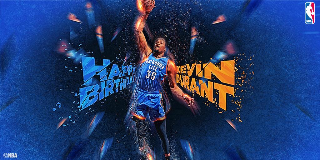 Happy birthday Kevin Durant! Cant wait!\" Join us in wishing of the a HAPPY BIRTHDAY! 