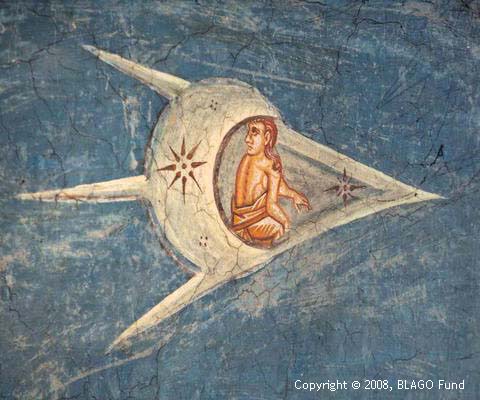 まだ言及してない「中世ヨーロッパ宗教画の中のUFOっぽいもの」として