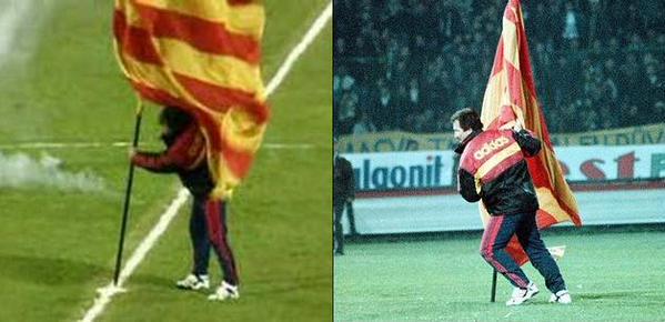 Footballfunnys On Twitter Graeme Souness Planting A Galatasaray Flag On Fenerbahce S Pitch In 1996 Http T Co Avhcghldo9