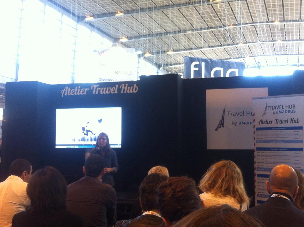 PBaudement's tweet photo. Super profiling de la génération digitale par @Chuckendubler et @ESCAET à l'espace TravelHub ! #IFTM2015 http://t.co/r6uVSfvV8u