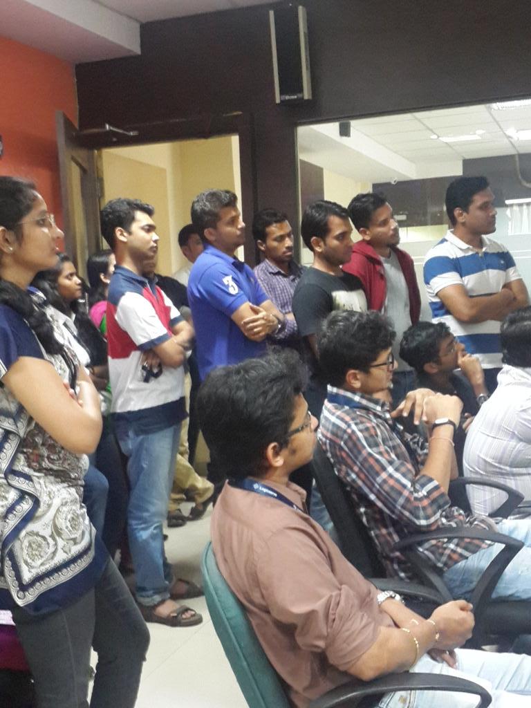 LSdigitalGroup's tweet photo. #logimates listening to @poojataparia as she shares her journey #Inspiration #changemakers http://t.co/vhE3YfDtw5