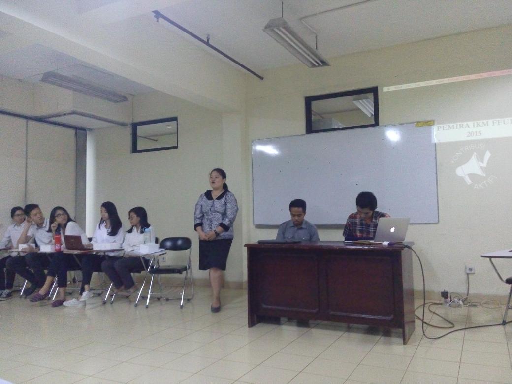 BPMFFUI's tweet image. UKK terbuka Calon PO Pemira FF UI 2015 telah dimulai. Calon : Vicha FF UI 2014