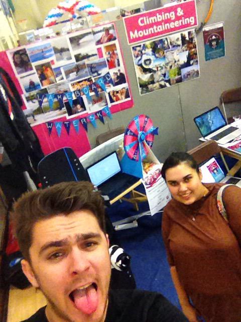 At Clifton freshers fair, come and check us out #NTUfreshers #NTUfreshersfair #NTU