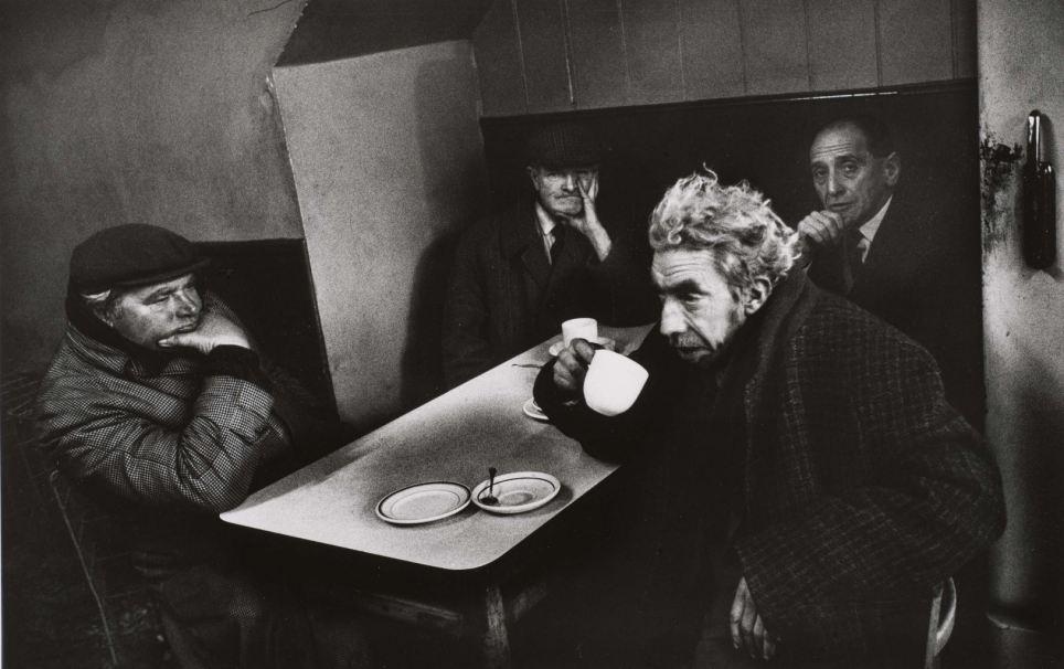 robnitm's tweet photo. Cafe on Bethnal Green Road, 1979. By Markéta Luskacová. http://t.co/3YQXvWw3lq