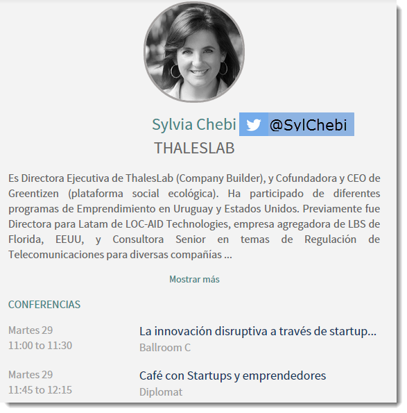 GxTweetter's tweet photo. #GX25 #GX3726 Disruptive innovation through startups- spinoffs by @sylchebi - @Thales_Lab Martes 29/11:00 Ballroom C http://t.co/GxUED7Wns2