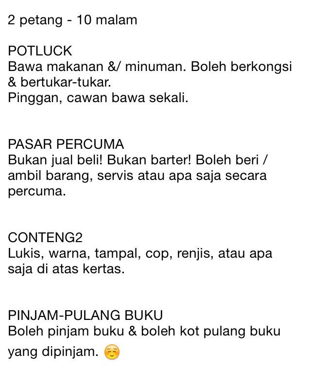 bukujalanan's tweet image. Korang dah buat keputusan belum nak ke mana Sabtu ni? Kalau dah,batalkan,kalau belum,jemput mai #BJEmpat!