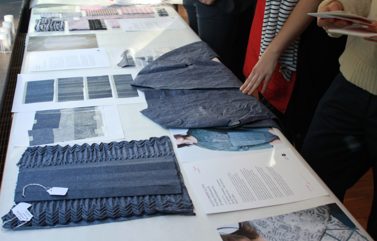 rlearley's tweet image. Hands on @TEDTextiles TEN used 2 create @textiletoolbox prototypes 4 systemic change, Swedish fashion @mistrafashion