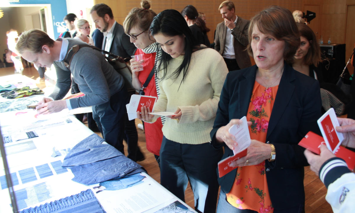 rlearley's tweet image. Hands on @TEDTextiles TEN used 2 create @textiletoolbox prototypes 4 systemic change, Swedish fashion @mistrafashion