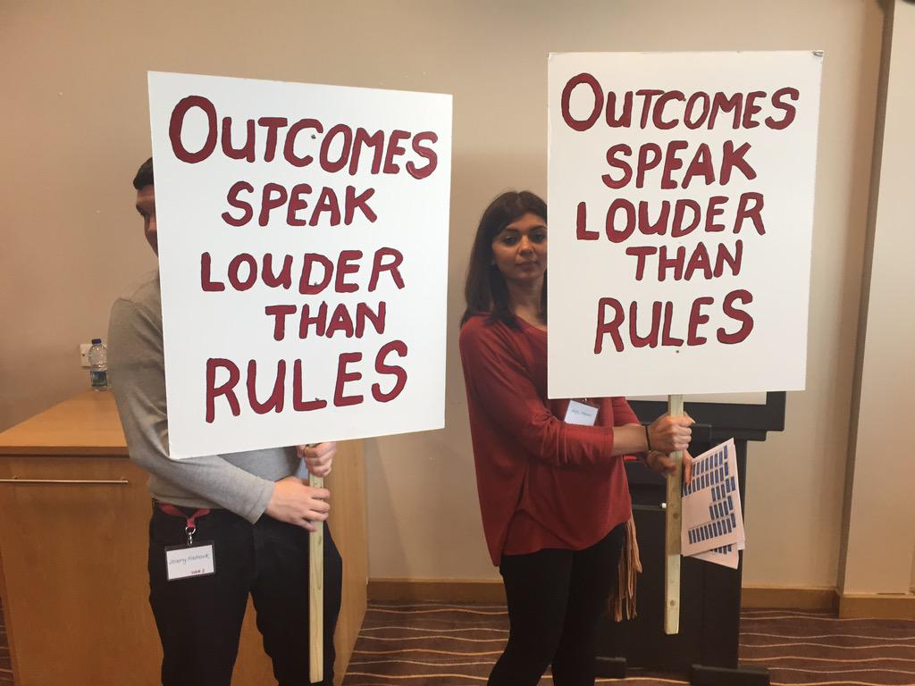 alex01071983's tweet photo. Outcomes speak louder than rules #nbsdgrc #fairoutcomes at the DGRC Learning &amp; Growth Event http://t.co/7DQrULgqlI