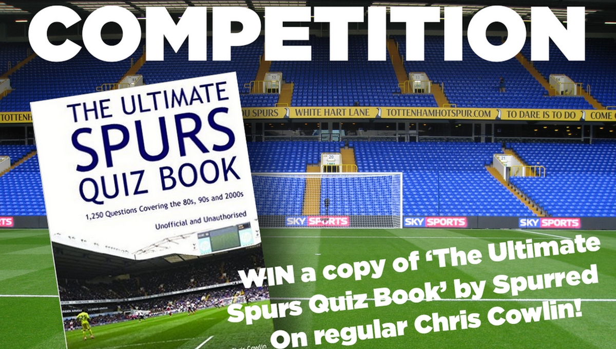 spurredontv's tweet photo. WIN: We're giving away 2 copies of @ChrisCowlin's #THFC quiz book before the Monaco game. RT for chance to win #COYS http://t.co/xRcQUcpQIo