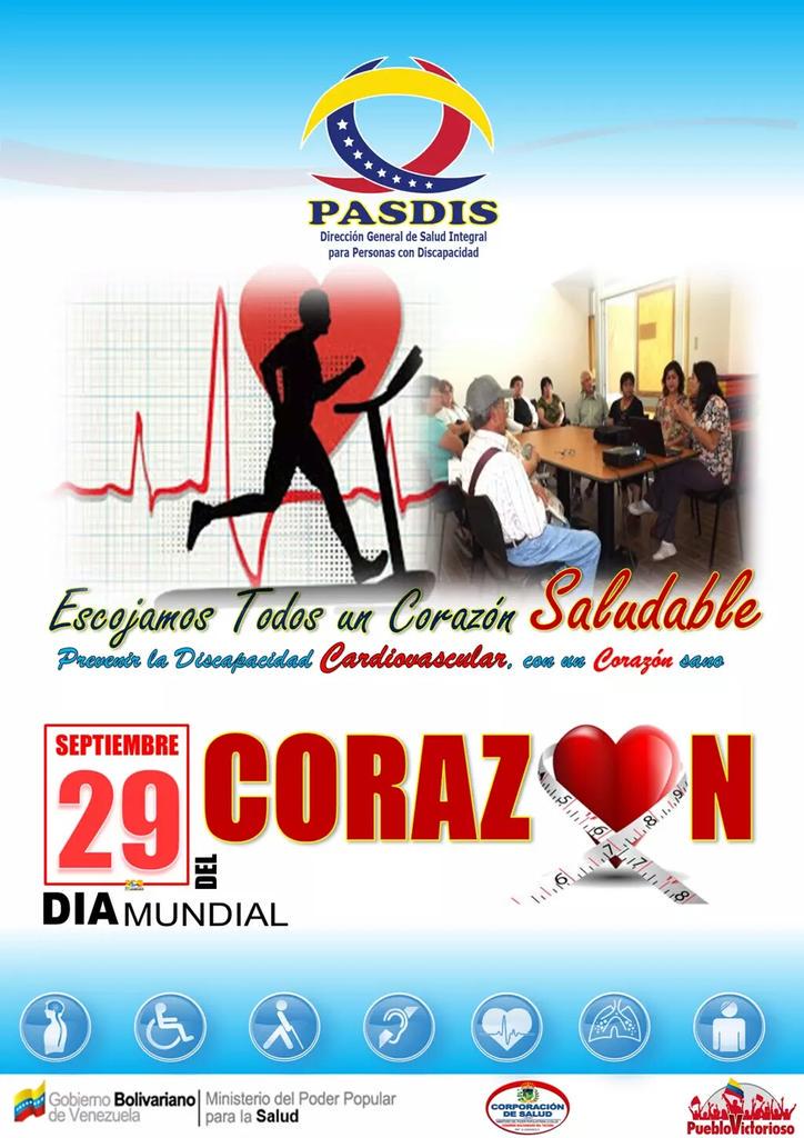 PASDISTACHIRA's tweet photo. Prevenir la discapacidad cardiovascular #Pasdis #Cardio @PratoFreddy @CorposaludGBT @AsiaVillegas @hventurac4 http://t.co/jLhkJVokcK