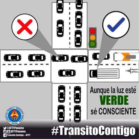 ATTTPanama's tweet photo. Sea consciente, todos incluyéndolo a usted, llegaremos más tarde si bloquea las intersecciones. http://t.co/yMkD01eiUR