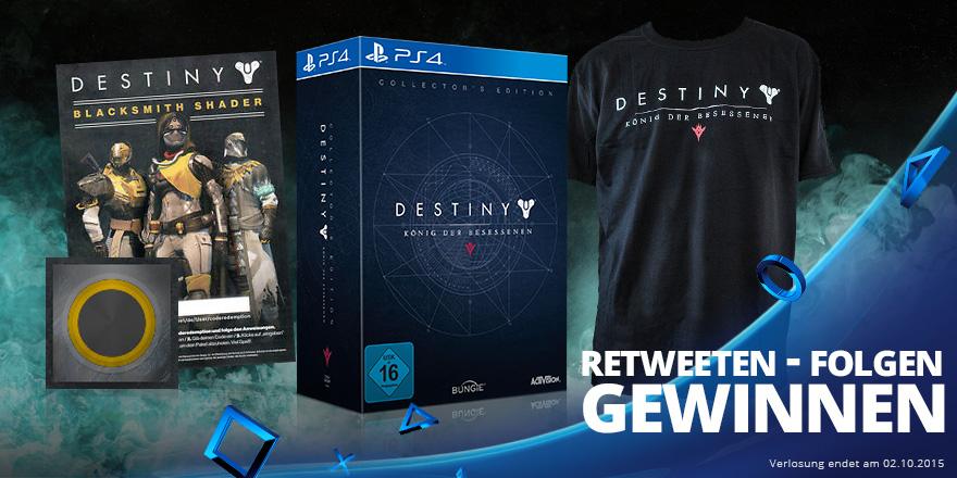 Haben wollen? :) #Gewinnspiel #DestinyTheGame → bit.ly/1KIgmnQ #TheTakenKing #PS4 TNB: bit.ly/1Ev8pTI
