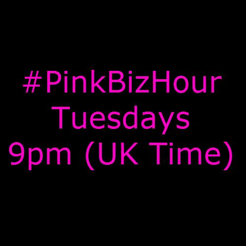 Welcome to #PinkBizHour.

I'm not live today but retweets will take place after 10pm.