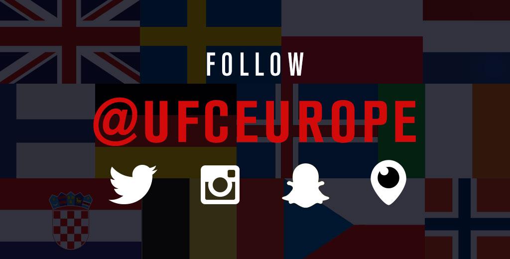 UFCEurope's tweet photo. Keep up-to-date with the latest from #UFCDublin &amp; #UFCLondon. Follow @UFCEurope on Instagram, Snapchat &amp; Periscope! http://t.co/nhky6QxBY2