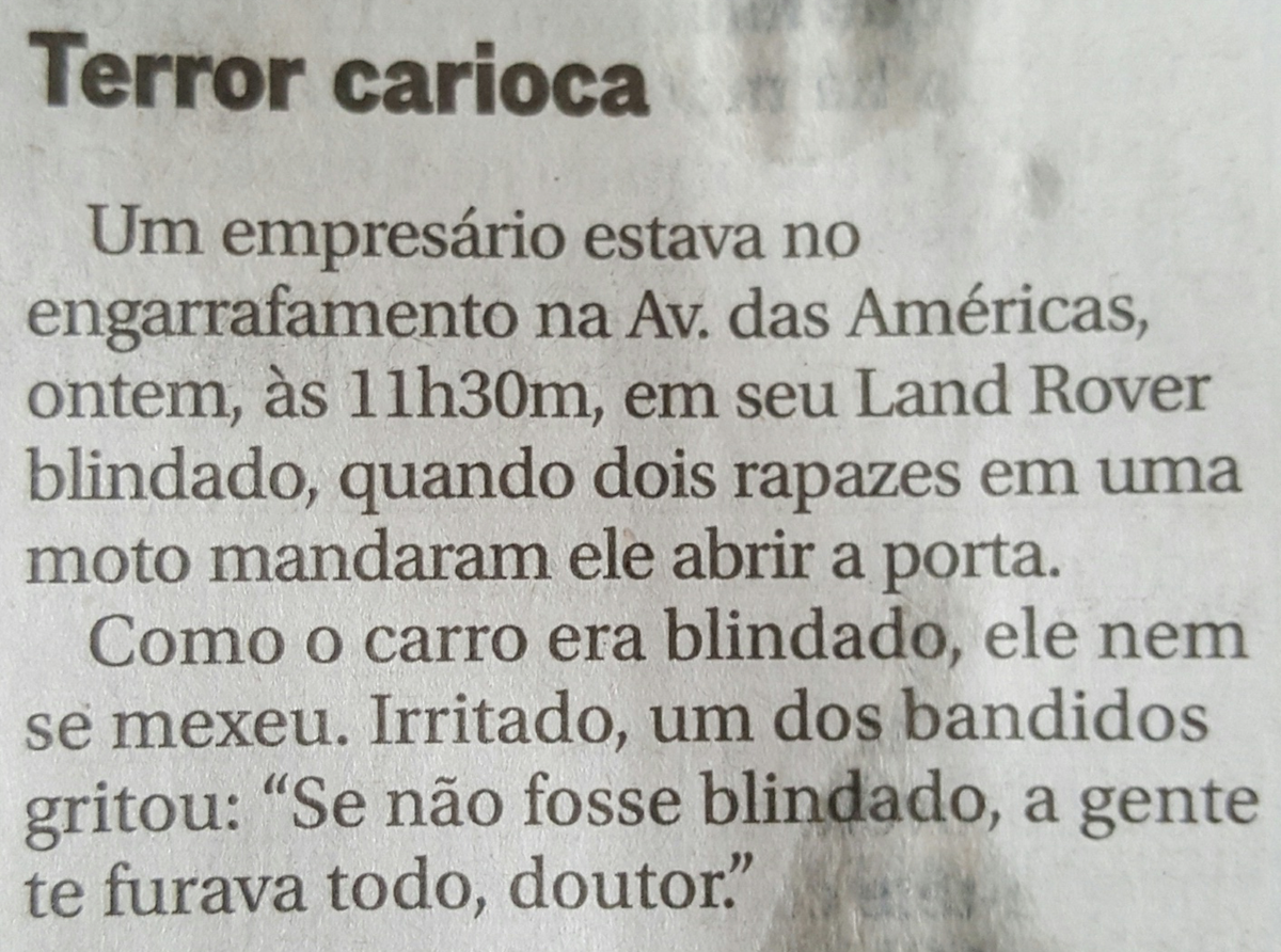 andreasklien's tweet photo. Rio de Janeiro - cada vez MAIS VIOLENTO!... http://t.co/UrptCjpTsk