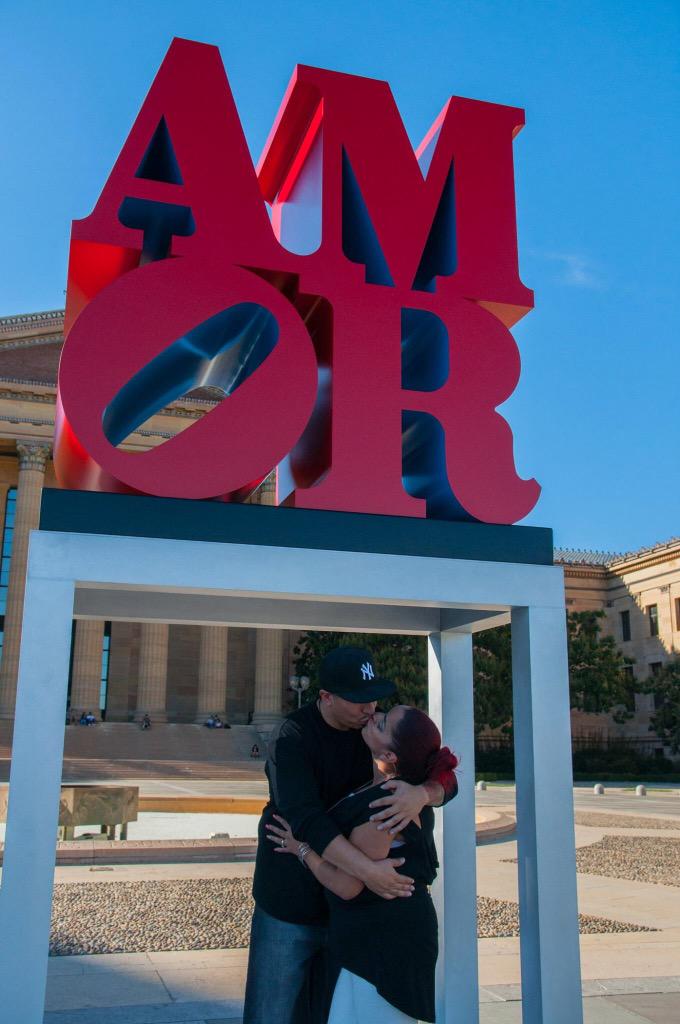 Rick__Marin's tweet photo. At the #amorstatue with my #RicanLady strengthening our love. @hotboricua001 http://t.co/Pu1Ngndiig