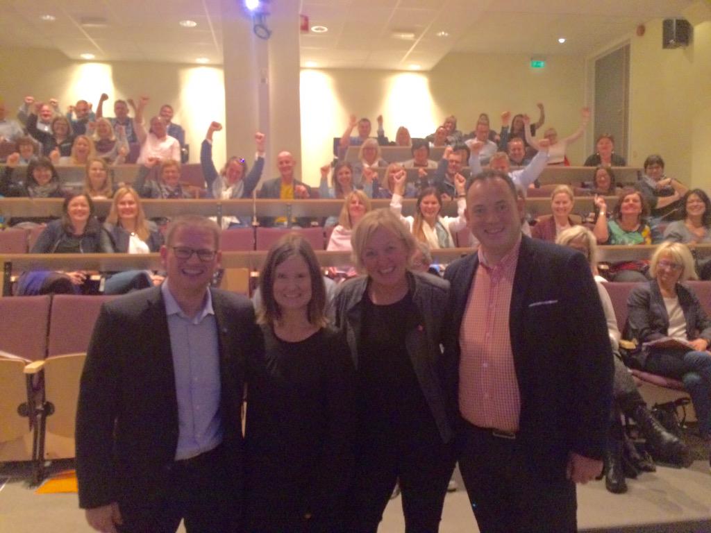 Fantastiske foredragsholdere og full brakke på #fagdagHR&amp;Ledelse i samarbeid med <a href="/GPTW_NO/">Great Place to Work</a>