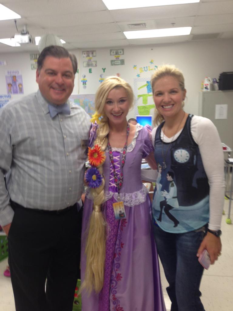 Love seeing SHS spirit week..Disney day and Repunzel from the movie Tangled was just in my office! #seckmanspirit2k15