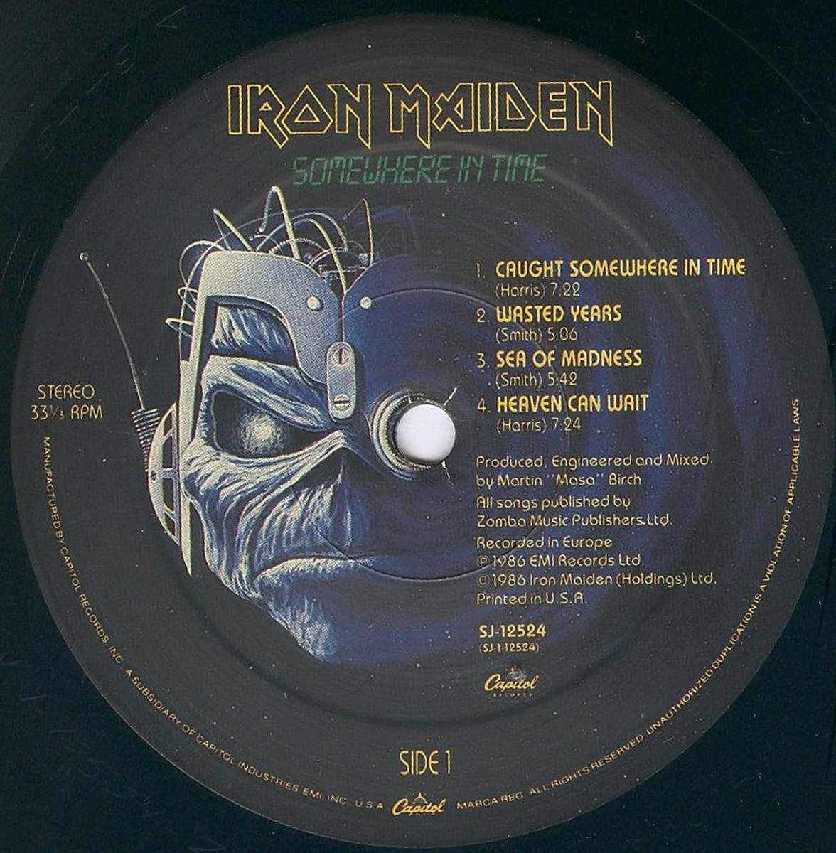 This day back in '86...Iron Maiden dropped the epic 'Somewhere In Time' album!! #MetalMasterPiece #Fav