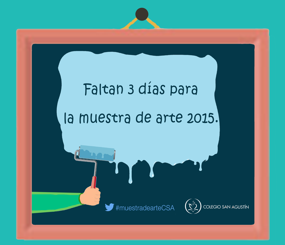 colegioSA's tweet photo. #muestradearteCSA ¡Comienza la cuenta regresiva! http://t.co/RgpnpoV3ny