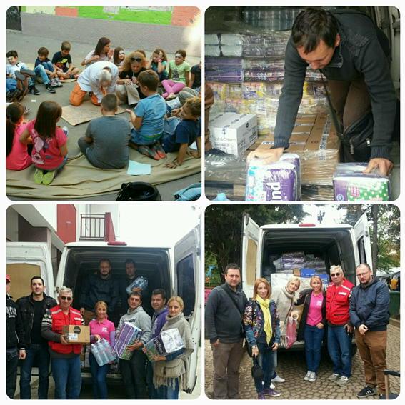 IvanaDelta's tweet photo. Isporučili smo pomoć za migrante koji svakodnevno pristižu u Preševo. #DeltaDMD poslao je kombi sa vodom i higijenom http://t.co/Ridw82wDYh