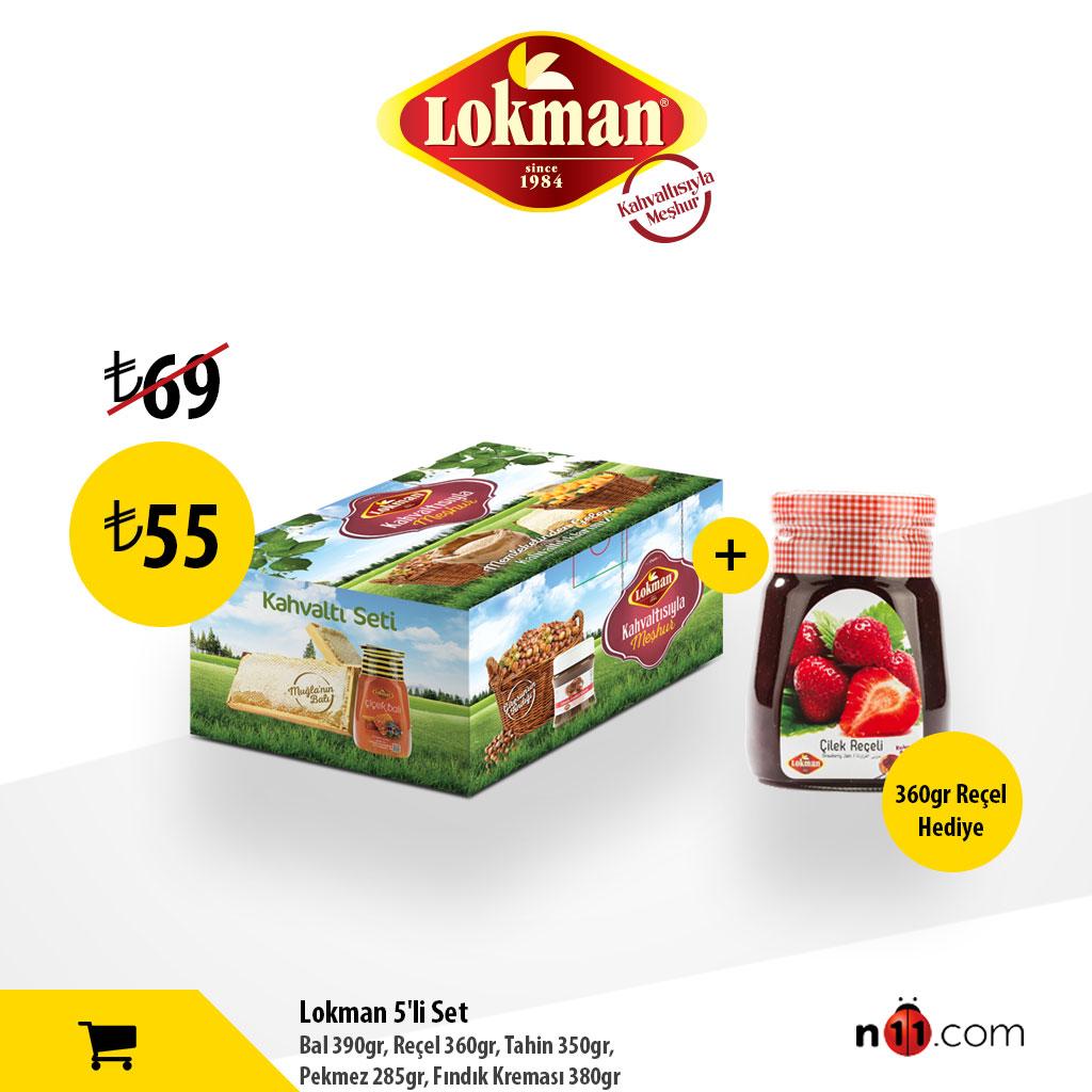 N11 mağazamızdan bugün yapacağınız alışverişlerde seçtiğiniz bir Lokman Reçel 360gr hediye!
n11.com/magaza/lokman