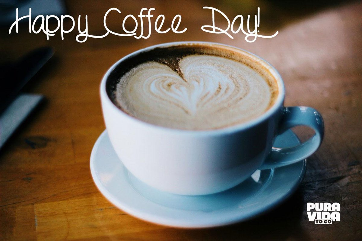 PuraVida2Go's tweet photo. Happy #coffeeday ☕💛 http://t.co/yR2xZCtI7J