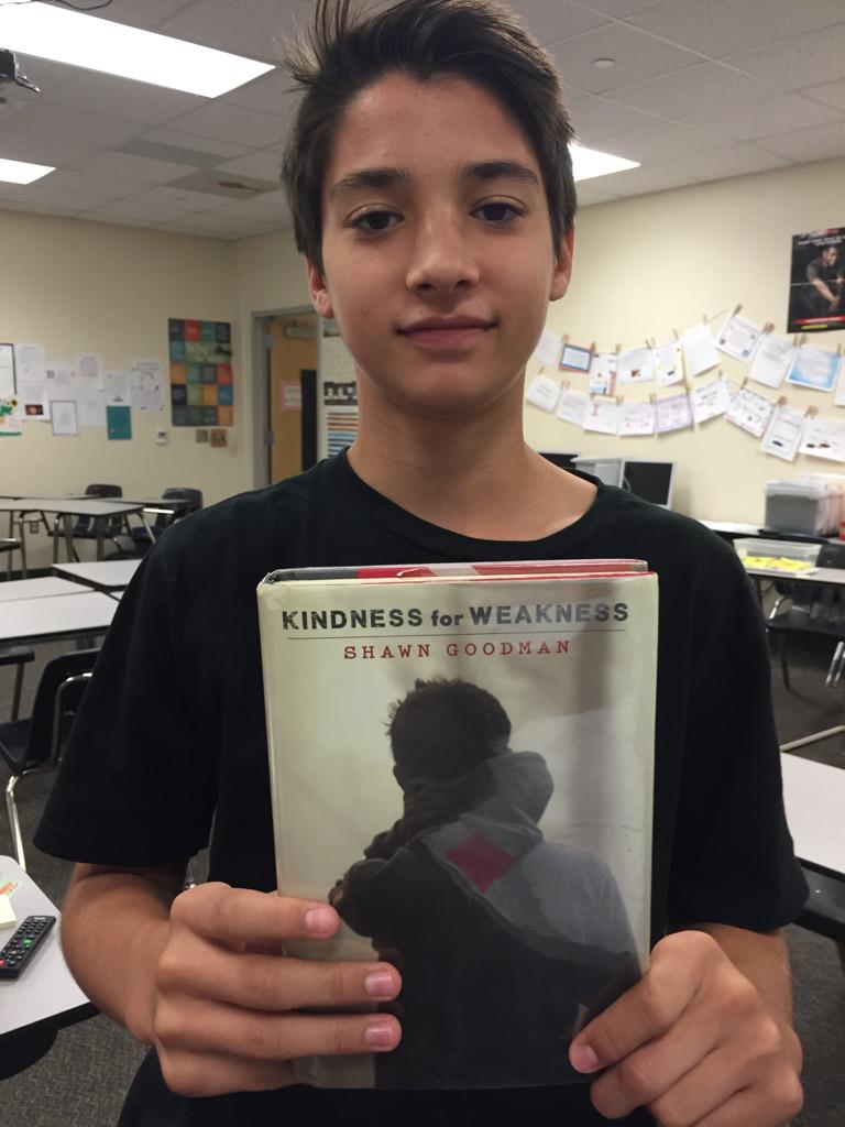 KZStantonEdu's tweet photo. #ClarkReads very relatable book about a 14 year old who's struggling with life #relatable http://t.co/z4ak3T45pr