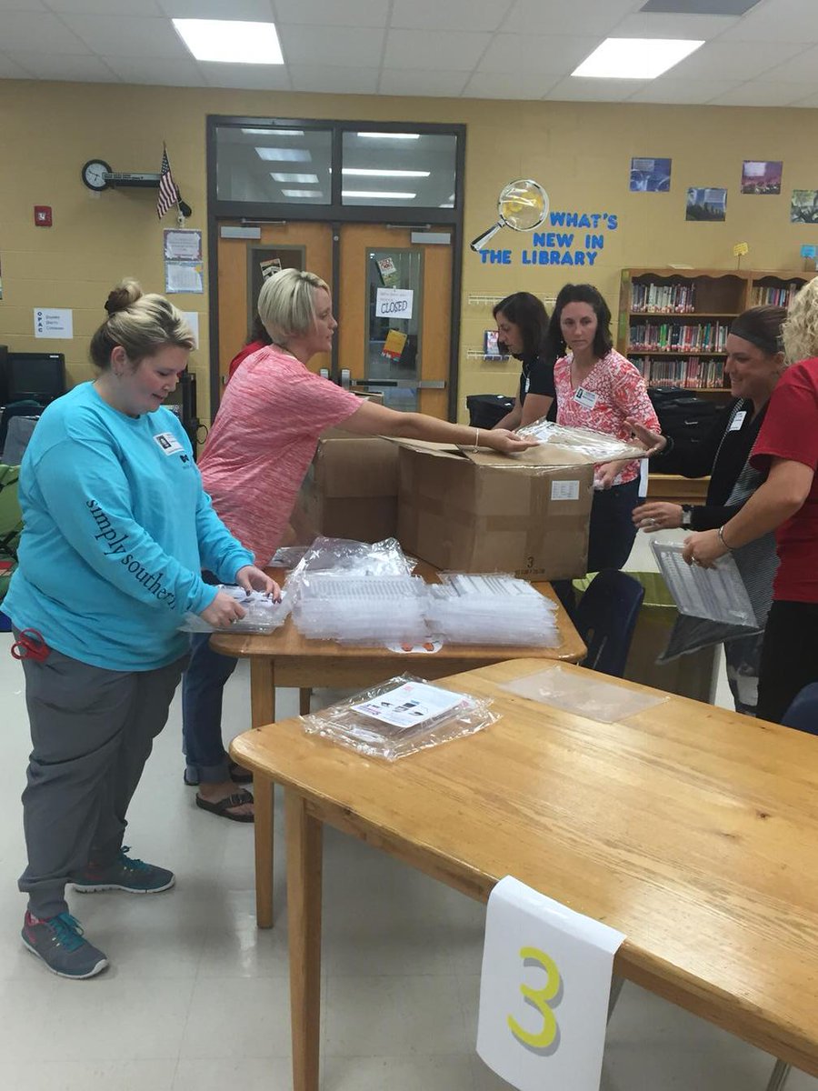 They're here!!! Google Chrome books are being rolled out at Leoma School!! #lcsspride #leomaschool