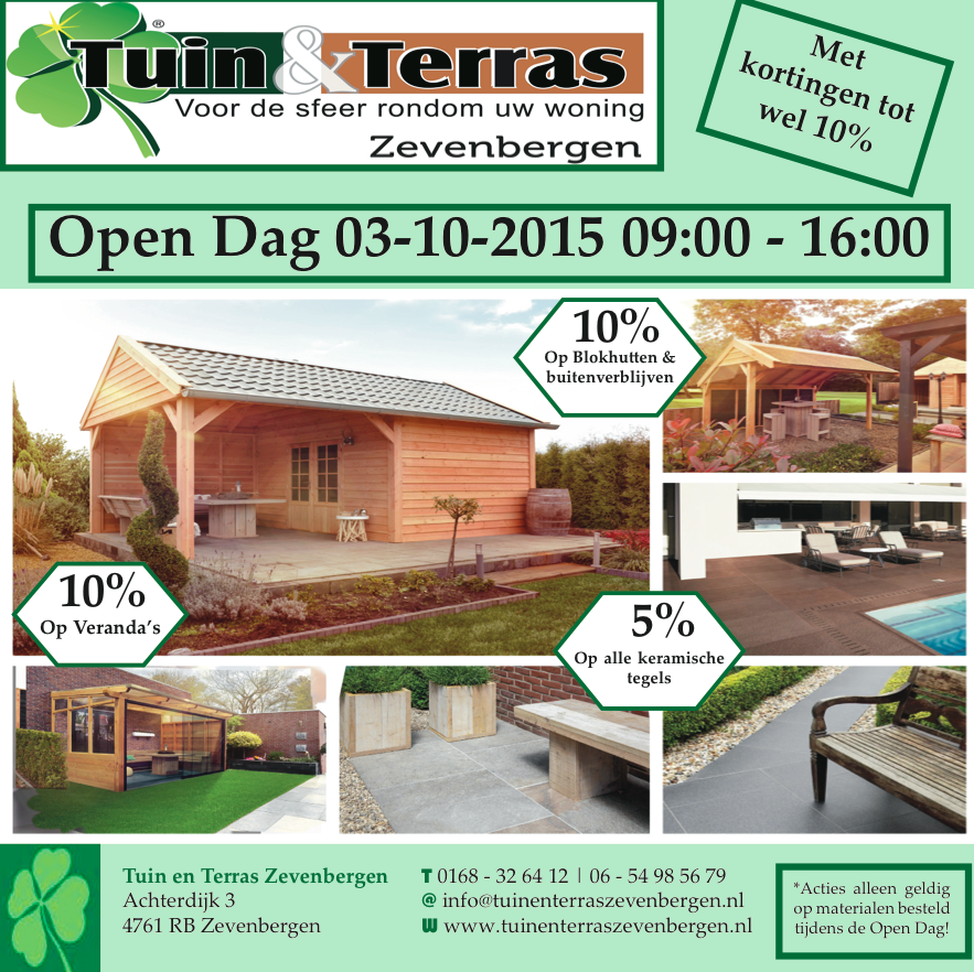 TuinenTerras7B's tweet photo. 03-15-2015 open dag bij @TuinenTerras7B met hoge kortingen. Kijk voor meer informatie op http://t.co/OdTH8pqMm7 http://t.co/xfUH6sERmq