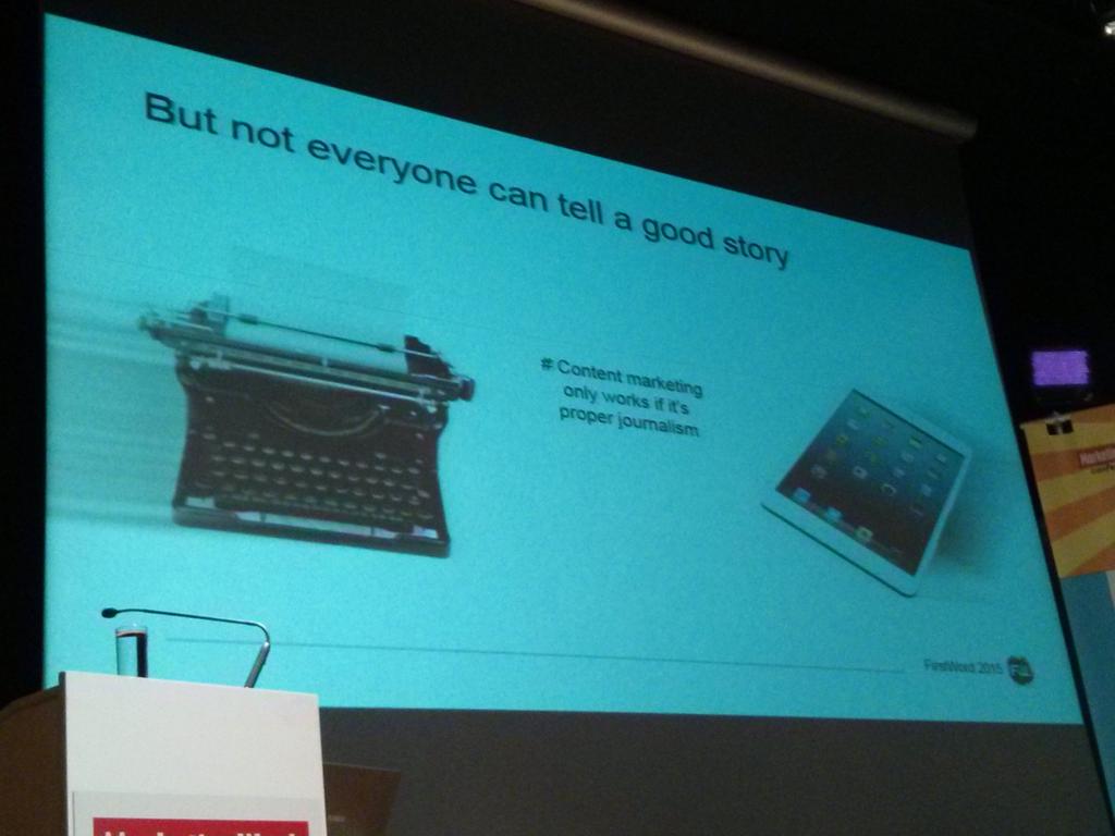 Mr_Tsakalos's tweet photo. "So, make sure you hire people who can deliver. Journalists.", says Ross Cathcart from @FirstWordLondon
#cnc15gr http://t.co/tGafhs2qnn