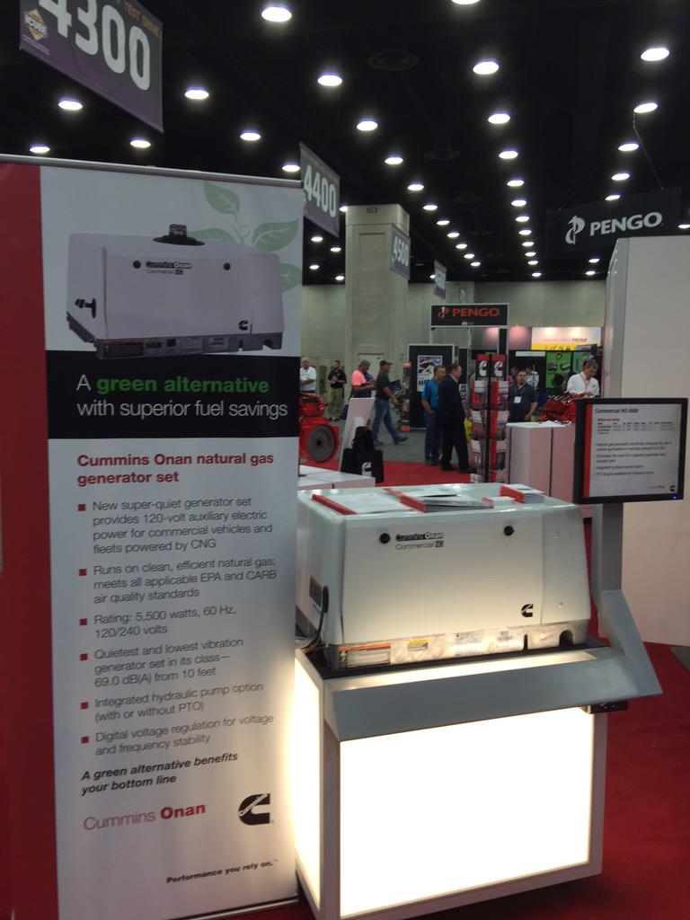 Looking for fuel savings with less carbon footprint? Come to Onan CNG5500 genset booth 4238 or outdoor L463 <a href="/ICUEE/">haru</a>