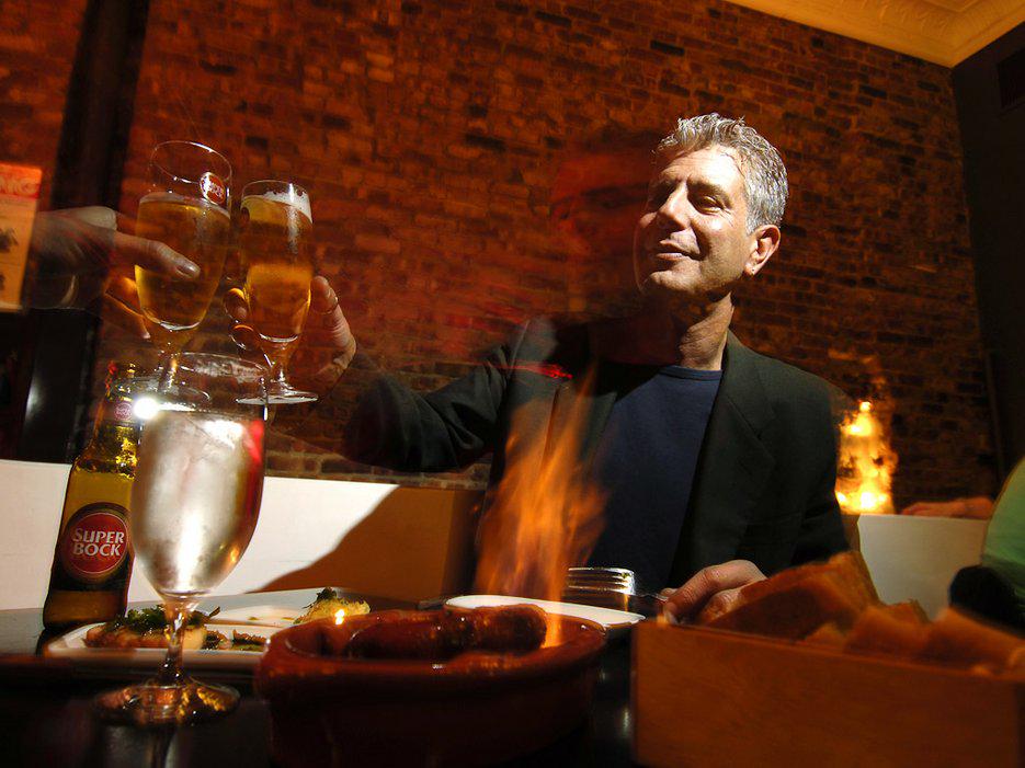 CNTraveler's tweet photo. Anthony @Bourdain's new food hall in NYC will have raw meat, booze, and, of course, karaoke http://t.co/8RUu3UkzWD http://t.co/jPpK7jaelD