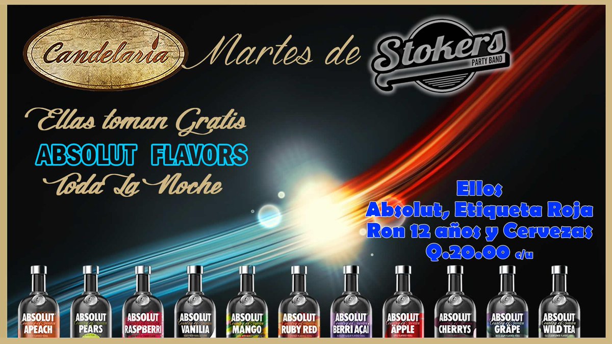 barcandelaria's tweet photo. HOY MARTES DE PARTYYY CON LOS STOKERS EN VIVO SOLO EN CANDELARIA!!!! ADEMAS DE 7 A 10 CERVEZA CORONA Y MODELO A Q.15 http://t.co/KqHNsTzwXt