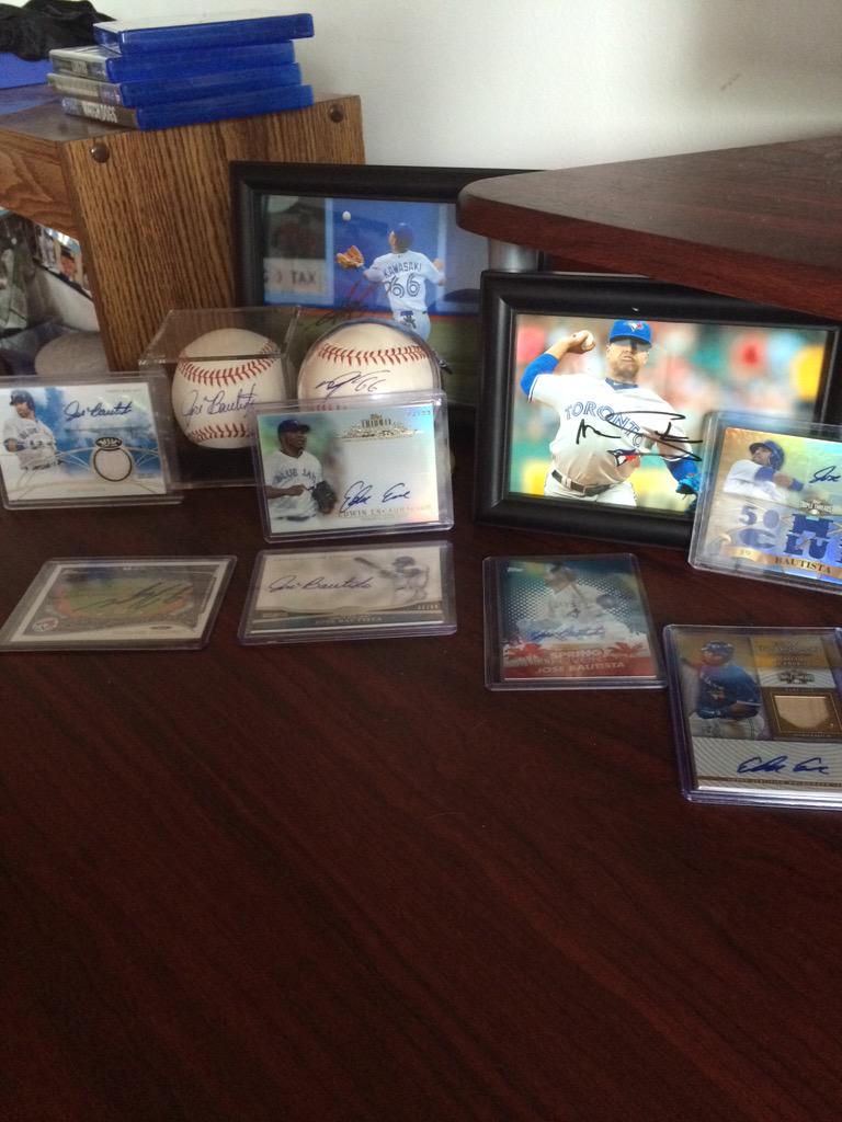 Blue Jays display! Need some price, tulo, Martin, dickey , beurhle and Donaldson stuff soon!
