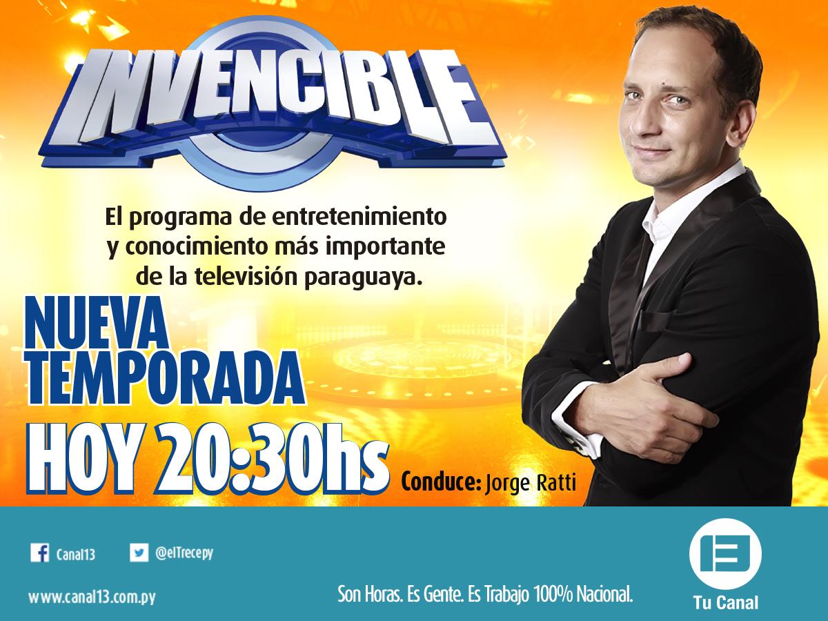 ¡Y hablando del #PrimeTime de @elTrecepy! Esta noche vuelve <a href="/jorgeratti/">jorgeratti</a> con <a href="/invenciblepy/">Invencible</a> #Infiltrados