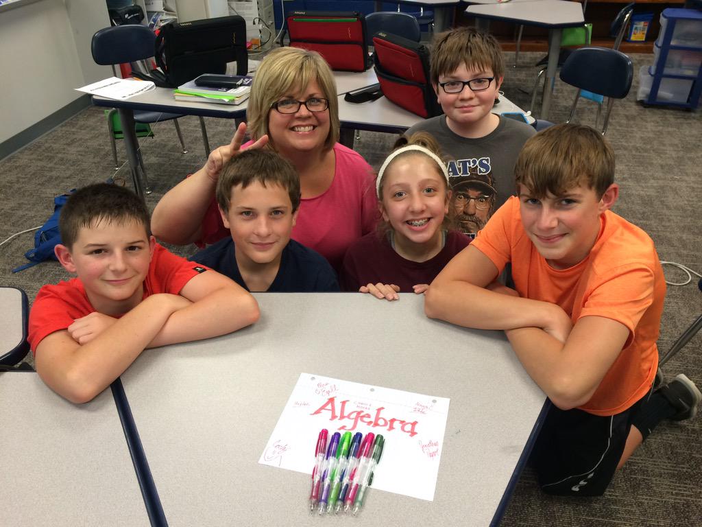 tracieezell's tweet photo. @dewisd Mrs Ezell's algebra class has matching pencils! #writingnerdy #whatwedoinalgebra #papermateclearpoint http://t.co/P5cuDYWwId