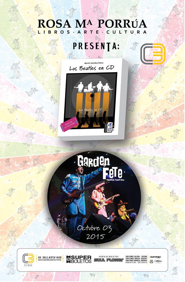 Alafuga (@alafugatv) on Twitter photo #LosBeatlesEnCD 3 de octubre en el <a href="/C3Stage/">C3 Stage</a> con <a href="/GardenFete/">Garden Fete_Beatles</a> y la presentación del libro "Los Beatles en CD" #LosBeatlesEnCD 3 de octubre en el <a href="/C3Stage/">C3 Stage</a> con <a href="/GardenFete/">Garden Fete_Beatles</a> y la presentación del libro "Los Beatles en CD"