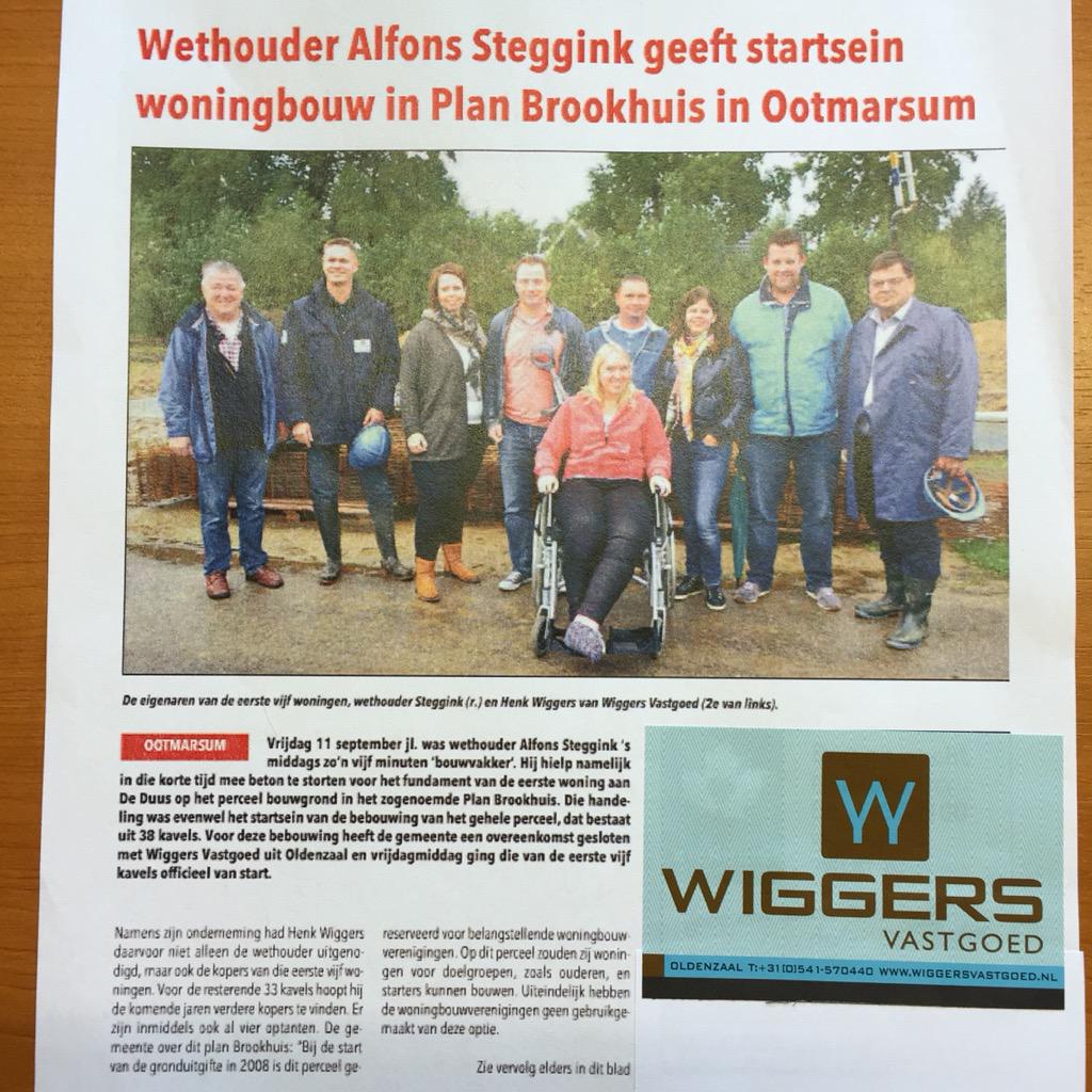 De start van de bouw van de eerste 5 woningen is gestart! Op naar de volgende serie!